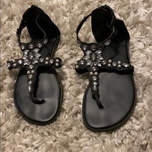 Torrid Jeweled Sandals